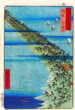  sul Pintura - península de amanohashidate en la provincia de tango Utagawa Hiroshige Ukiyoe